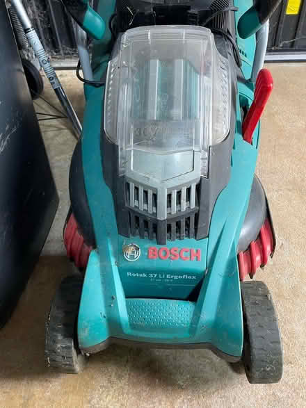 Photo of free Bosch Rotak 37 Battery Lawnmower (Earls Barton NN6) #1