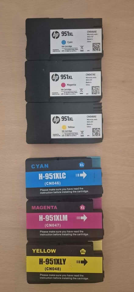 Photo of free Ink cartridges for HP Printer (HP 951XL) (Poplar E14) #1