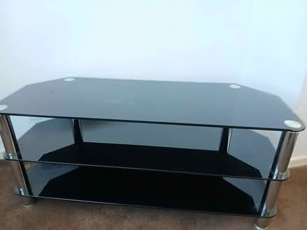 Photo of free Glass TV stand (Sproatley) #1