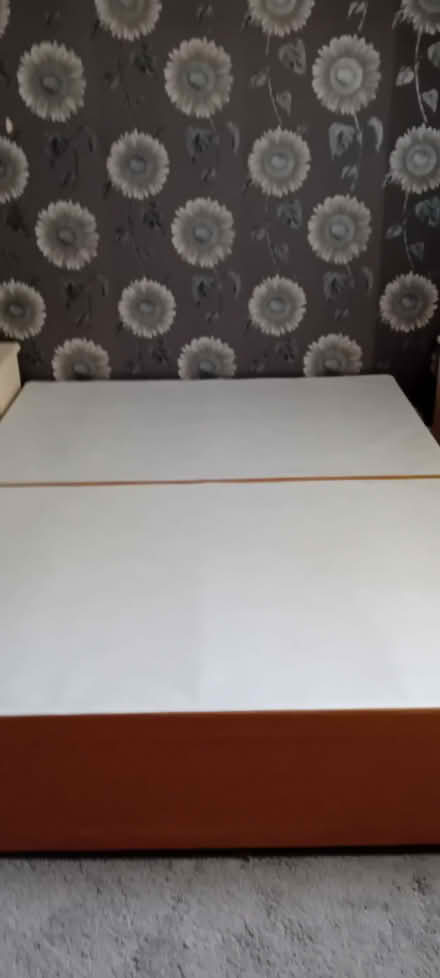 Photo of free Kingsize bed base very little used moving house so must go (Nuttall Lane BL0) #1