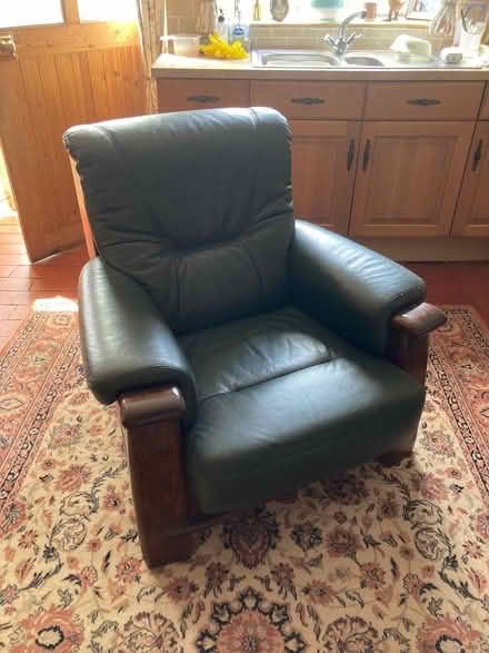 Photo of free Green Leather Chair (Great Ness SY4) #1