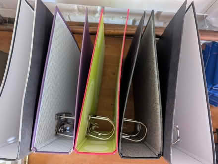 Photo of free Lever arch ring binders. (West Farleigh ME15) #2