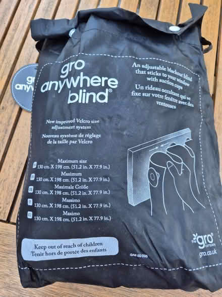 Photo of free Gro anywhere black out blind (Southbourne BH6) #1