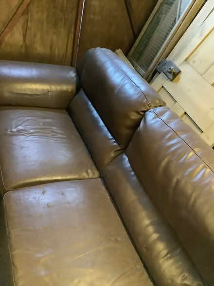 Photo of free Leather Sofa (Marston.Oxford OX3) #1