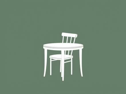 Photo of Table and chair (Wormholt W12) #1