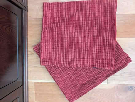 Photo of free Red cushion covers 45x45cm (Buggs Bottom RG4) #1