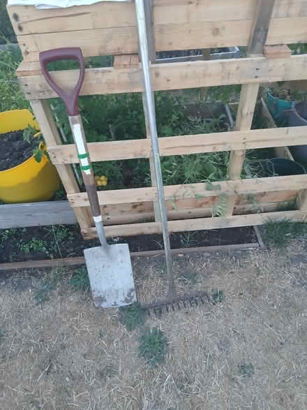 Photo of free Spade and rake (Southbourne BH6) #1