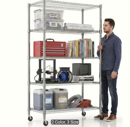 Photo of free Metal shelves (City Island LS12a) #4