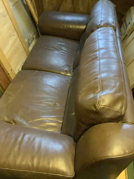 Photo of free Leather Sofa (Marston.Oxford OX3) #2
