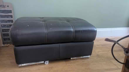 Photo of free 2 X 2 seater leather sofa (WA1 3JL) #2