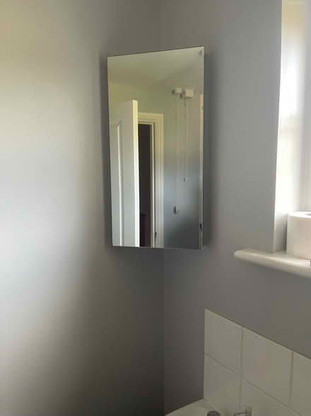 Photo of free Mirrored Bathroom cornercupboard storage unit (Pooley Bridge CA10) #1