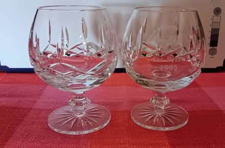 Photo of free (engraved) Vintage Crystal Glasses (Glenageary) #2