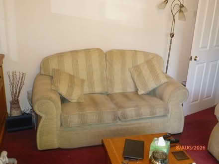 Photo of free Quality 3 seater , 2 seater & ottoman / footstool. (Northowram HX3) #1