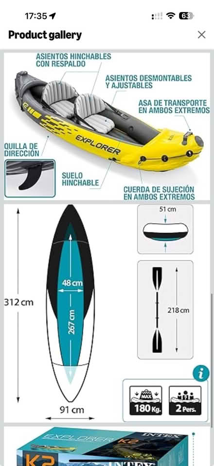 Photo of free Inflatable kayak (Wimbledon SW19) #3