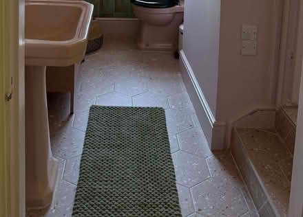 Photo of free Pella Pink Terrazzo Effect Tiles 258 x 290mm 18 Per Box (Hill Brow GU33) #3