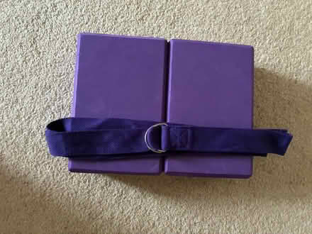 Photo of free Yoga blocks & strap (East Malling ME19) #1