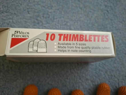 Photo of free Rubber thimbles (Welling DA16) #3