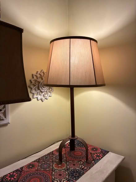 Photo of free Tall Lamp with 2 shades included (Scaggsville) #2