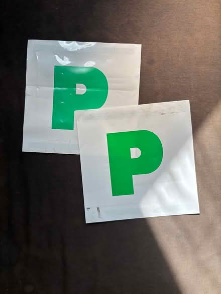 Photo of free Magnetic P plates for car (Plaistow E13) #1