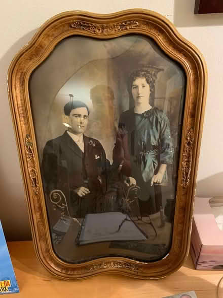 Photo of old frame with convex glass (east york Toronto) #1