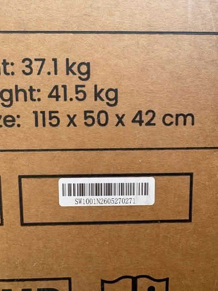 Photo of free large solid cardboard box (WF12 Chickenley / Dewsbury.) #1