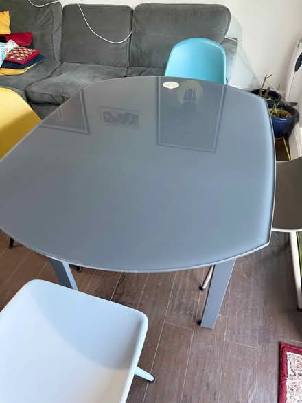 Photo of free Extendable tempered glass dining table (Chalker's Corner TW10) #1