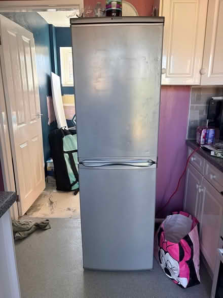 Photo of free Silver fridge freezer (Nassington PE8) #1