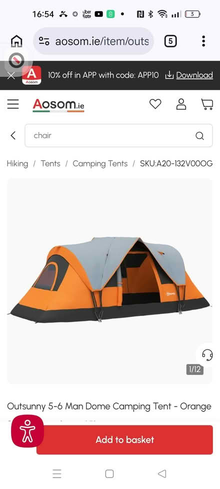 Photo of 3/4 Man Tent (Rathfarnham) #3