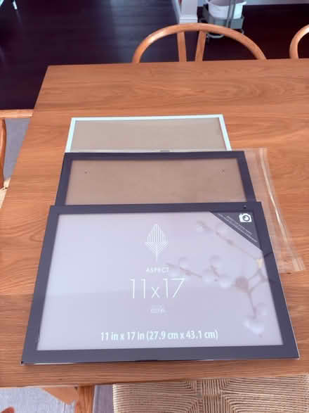 Photo of free 11x17" picture frames (Pollard Rd & More Ave) #1