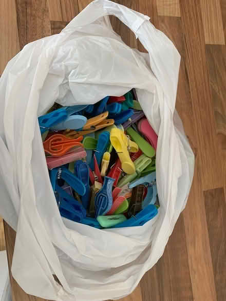 Photo of free Half a bag of clothes pegs (Chalford Hill. GL6.) #1