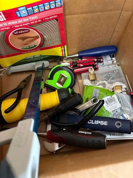 Photo of free New sander, Ext cord, box of tools (Carlton North) #2