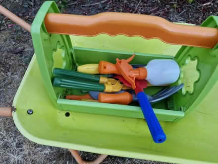 Photo of free Child's wheelbarrow and garden set (Chells SG2) #1