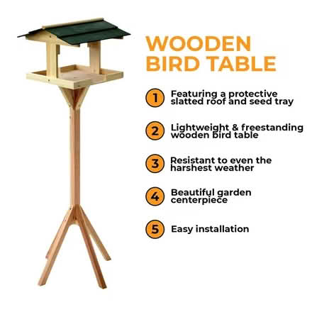 Photo of free bird table brand new in box (Moor Allerton LS17) #1