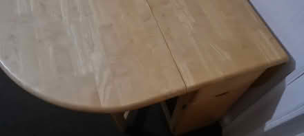 Photo of free Drop leaf dining table (RM9 Upney/Becontree) #2
