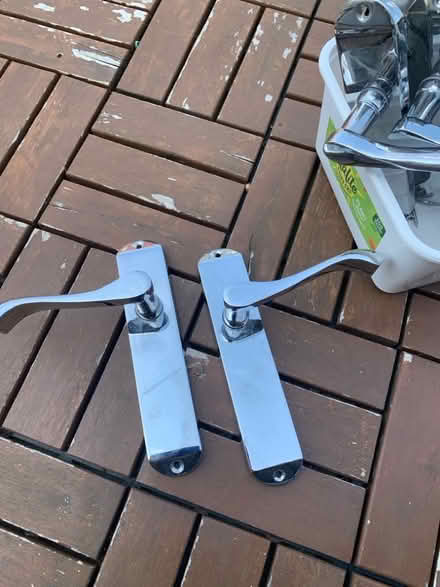 Photo of free Door handles shiny silver in colour (Southport PR8) #1