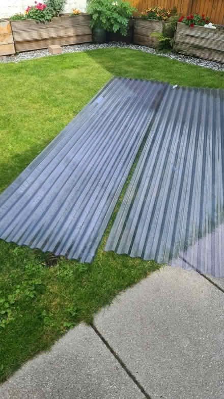 Photo of free Clear corrugated roofing sheets (Scotstoun G14) #4