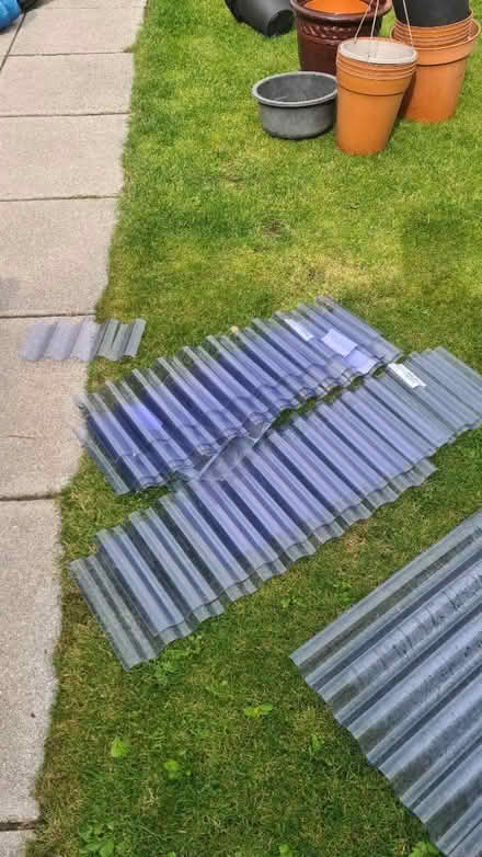 Photo of free Clear corrugated roofing sheets (Scotstoun G14) #2