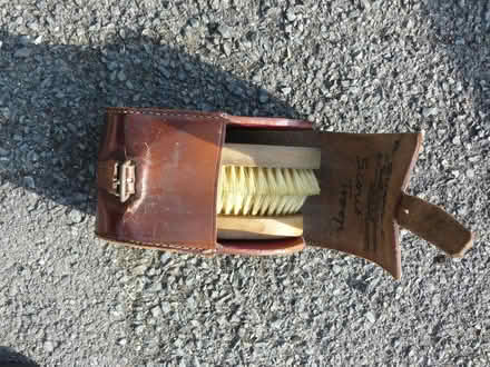 Photo of free Vintage set of 2 x bristle shoe brushes in leather case (Kempsey WR5) #3