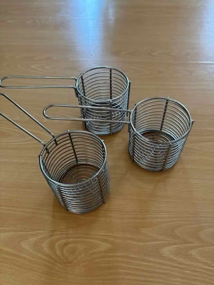 Photo of free 3x small metal baskets (Turnford EN10) #1
