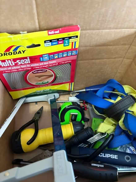 Photo of free New sander, Ext cord, box of tools (Carlton North) #3