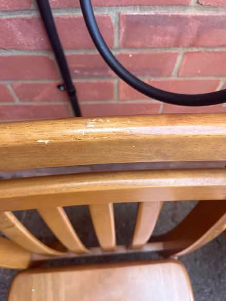 Photo of free 2 x wooden chairs (Lordship estate SG6 2) #4