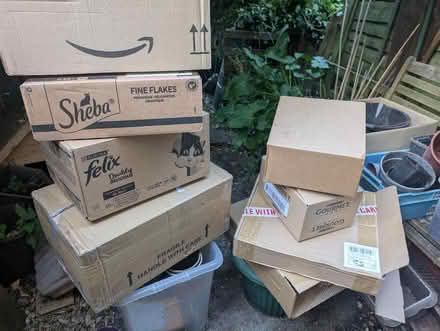 Photo of free Assorted cardboard boxes (Harlesden NW10) #1