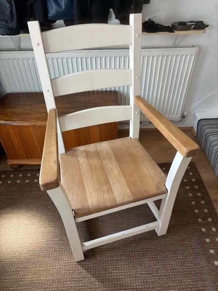 Photo of free 2 x painted oak chairs (Saltford BS31) #1