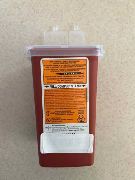 Photo of free Sharps container (Saratoga) #1