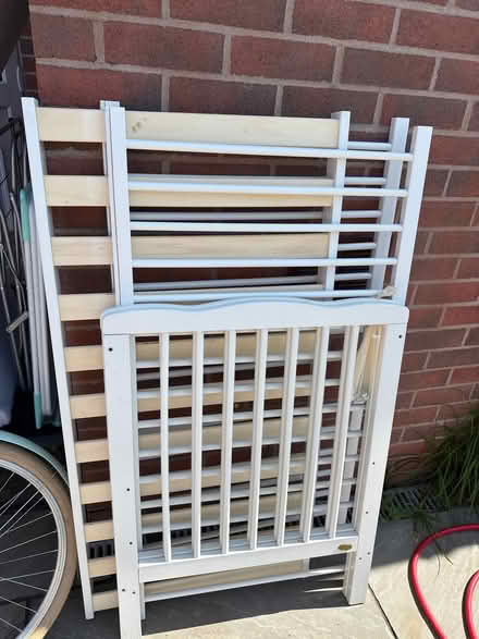 Photo of free White cot (Celtic Lakes NP10) #1