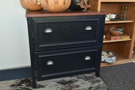 Photo of free Matching Desk and Cabinet (3231 Vineyard Ave) #1