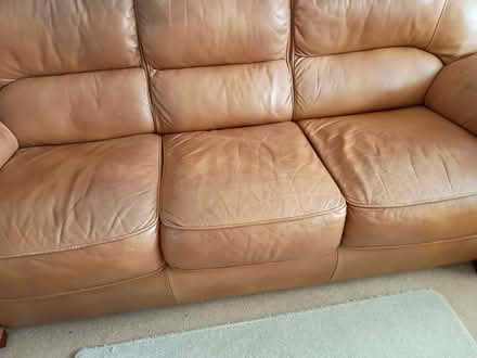 Photo of free Tan sofa (Basildon SS14) #1