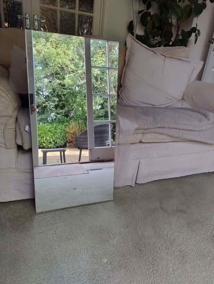 Photo of free Mirror 16"(40.5cm) x 32"(81cm) with backing board (Billericay CM12) #1