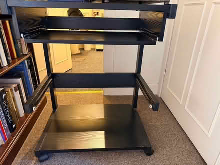 Photo of free Black chair and computer desk (Albany Street EH1) #1