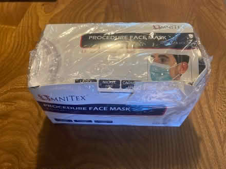 Photo of free 50 surgical-type disposable face masks, type IIR (Iffley Road OX4) #1